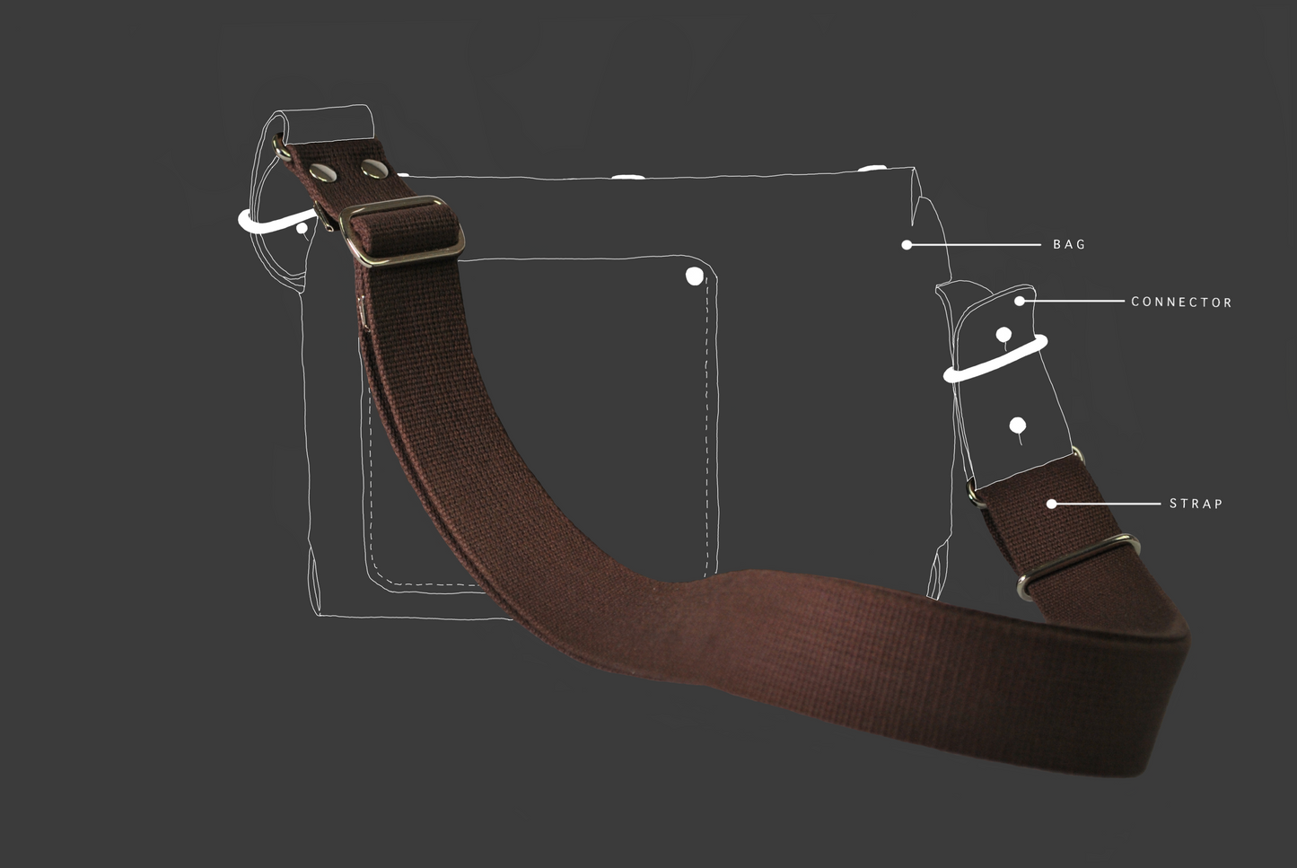 COTTON STRAP CHESTNUT